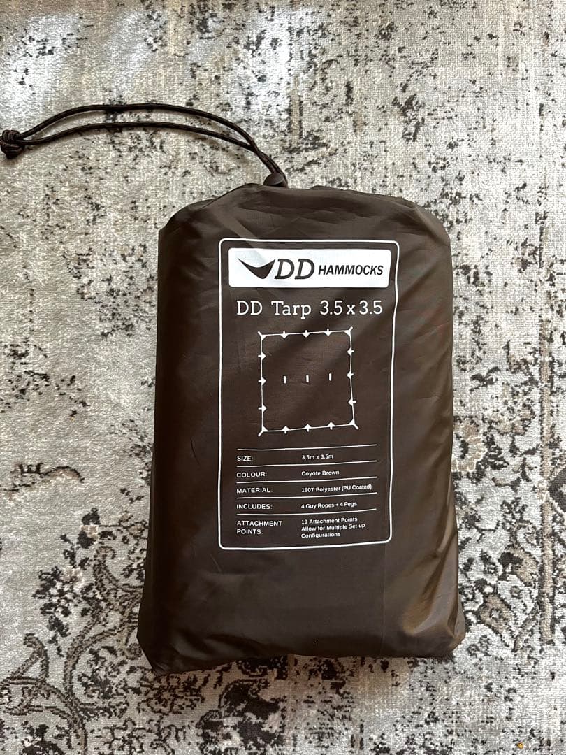 DD Tarp 3.5 x 3.5 ブラウン