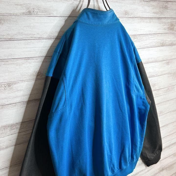 【入手困難!!】ナイキ ✈︎刺繍 ハーフジップ ゆるだぼ 銀タグ 裏起毛