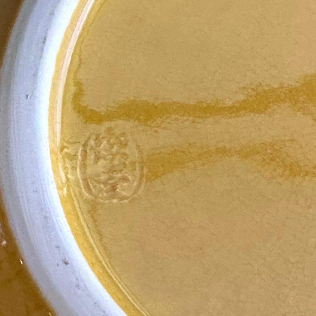 茶道具　黄交趾　牡丹　水指　御室窯　共箱　茶会　京焼　陶芸　稽古