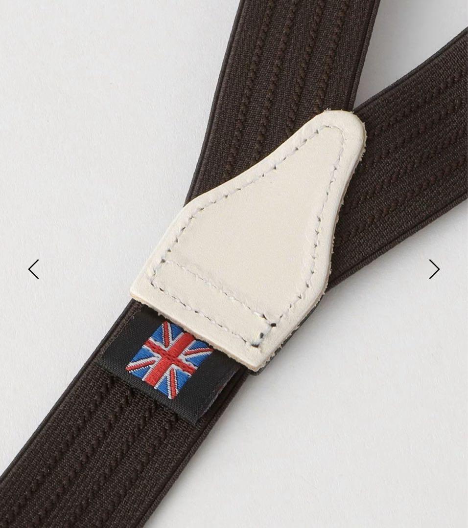  THURSTON 25mm サスペンダー ブラウン