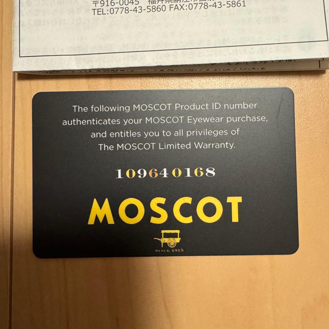 MOSCOT モスコット レムトッシュ 46 TORT メタルアームパット