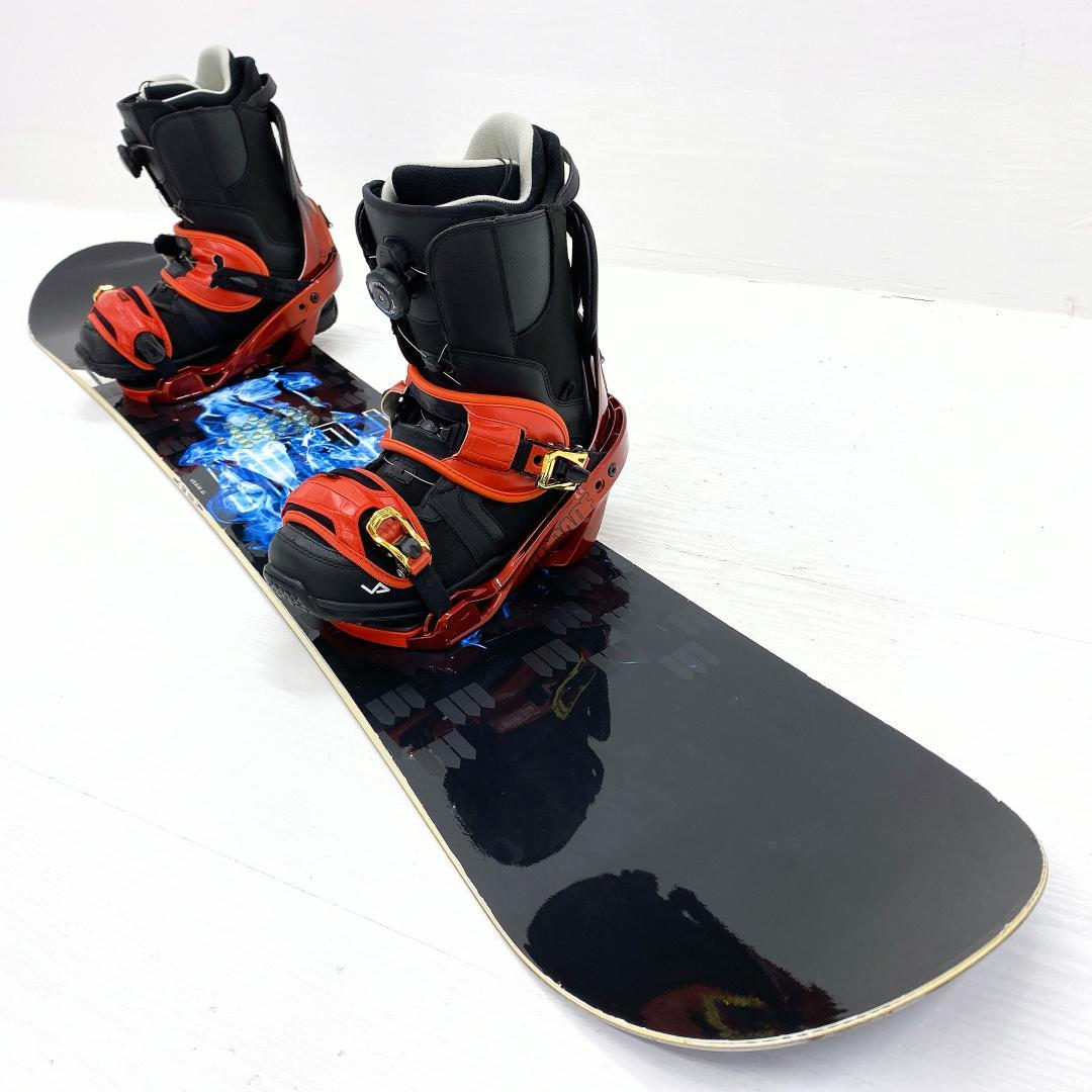 FLOW フロー インフィニティ メンズ スノーボード セット 159 27.5