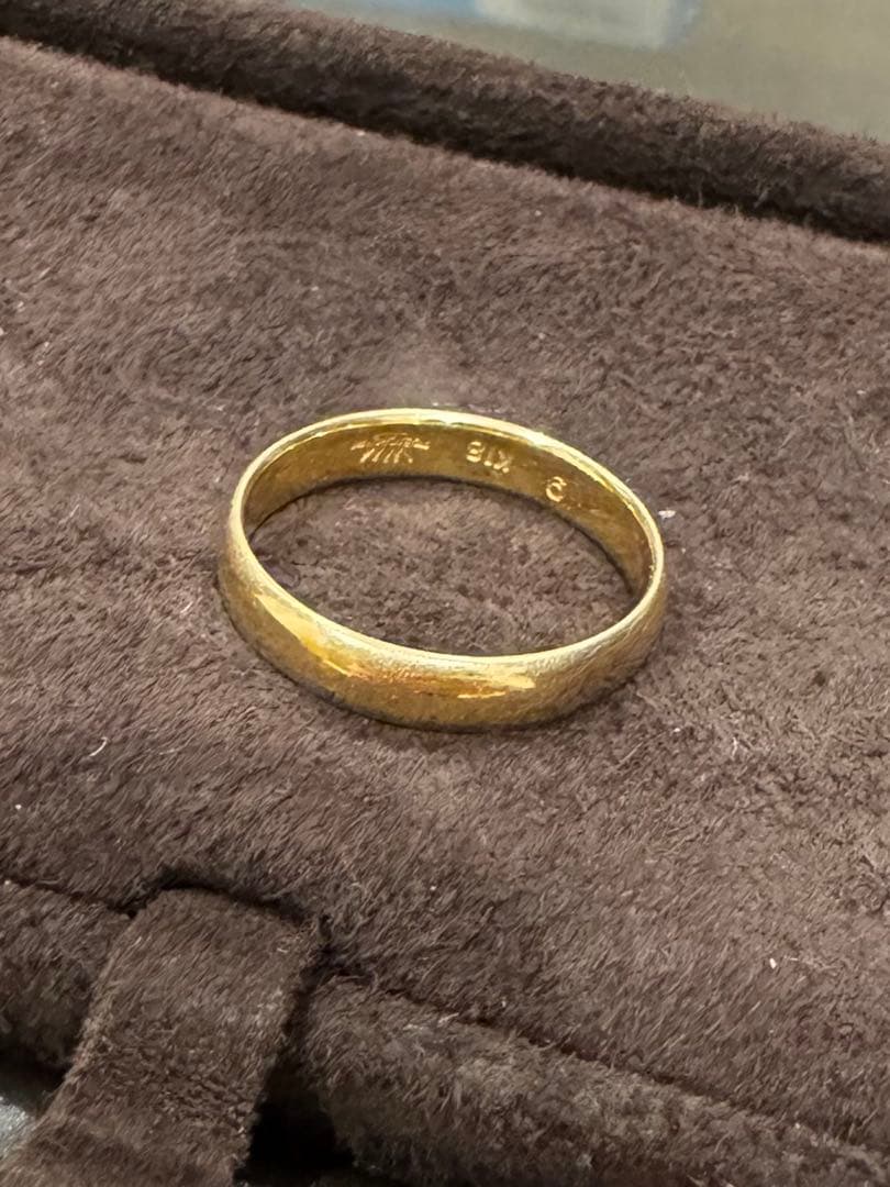 K18 リングユーズド品（中古） 9号