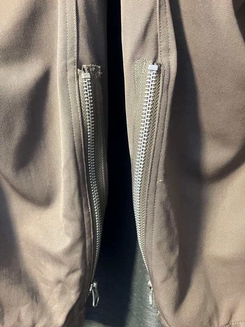 【マツフジ】 Wool Cargo Pocket Wide Trousers