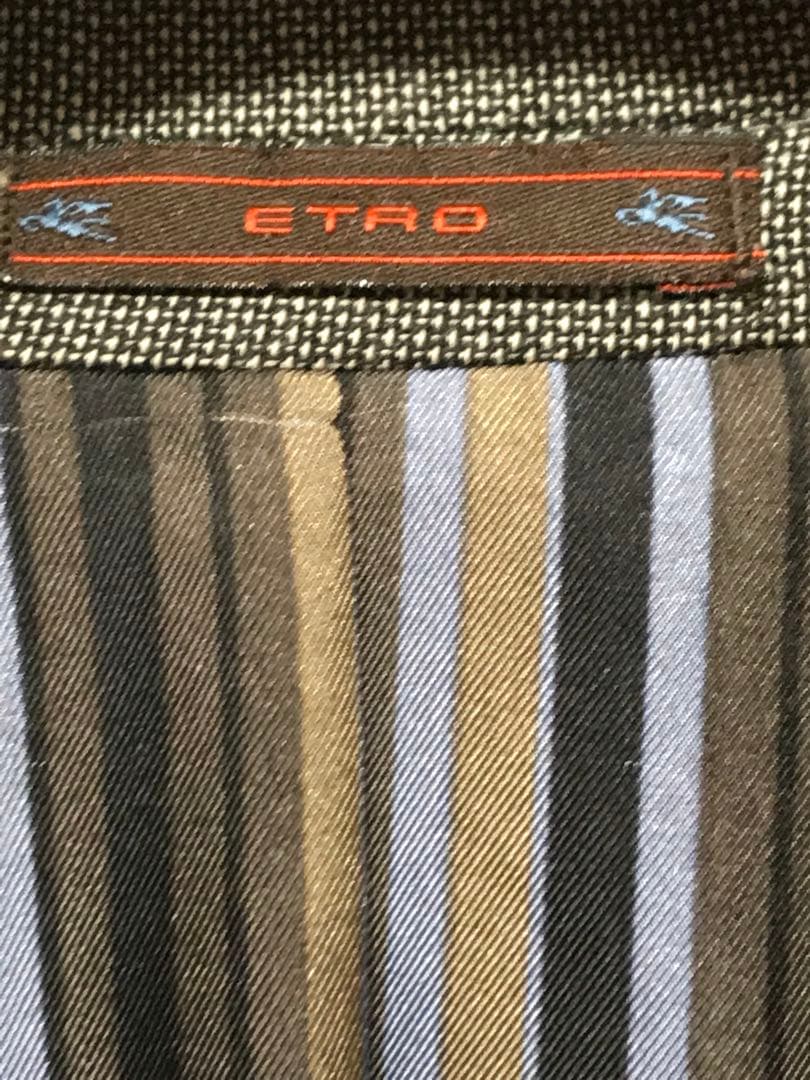 ♡美品♡メンズ エトロ ミラノウール グレー ジャケット&パンツ スーツ