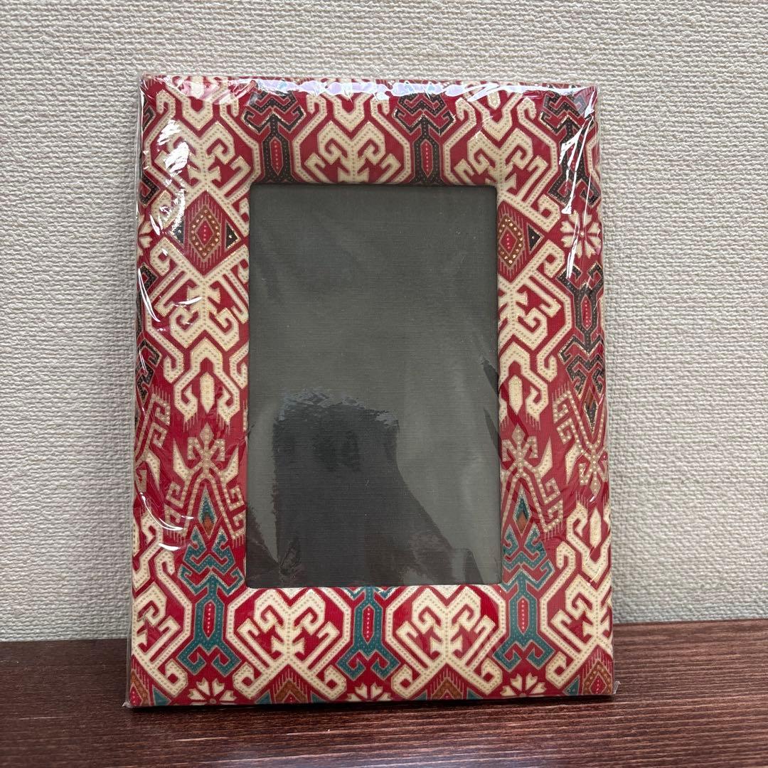 新品　フォトフレーム ８個セット　バティック　インドネシア
