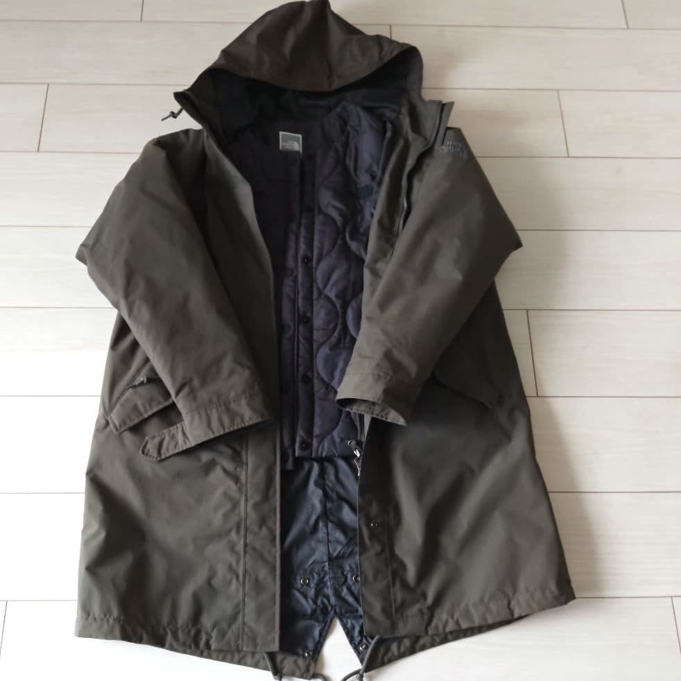 未使用 THE NORTH FACE ノースフェイス アウター３WAY オリーブ