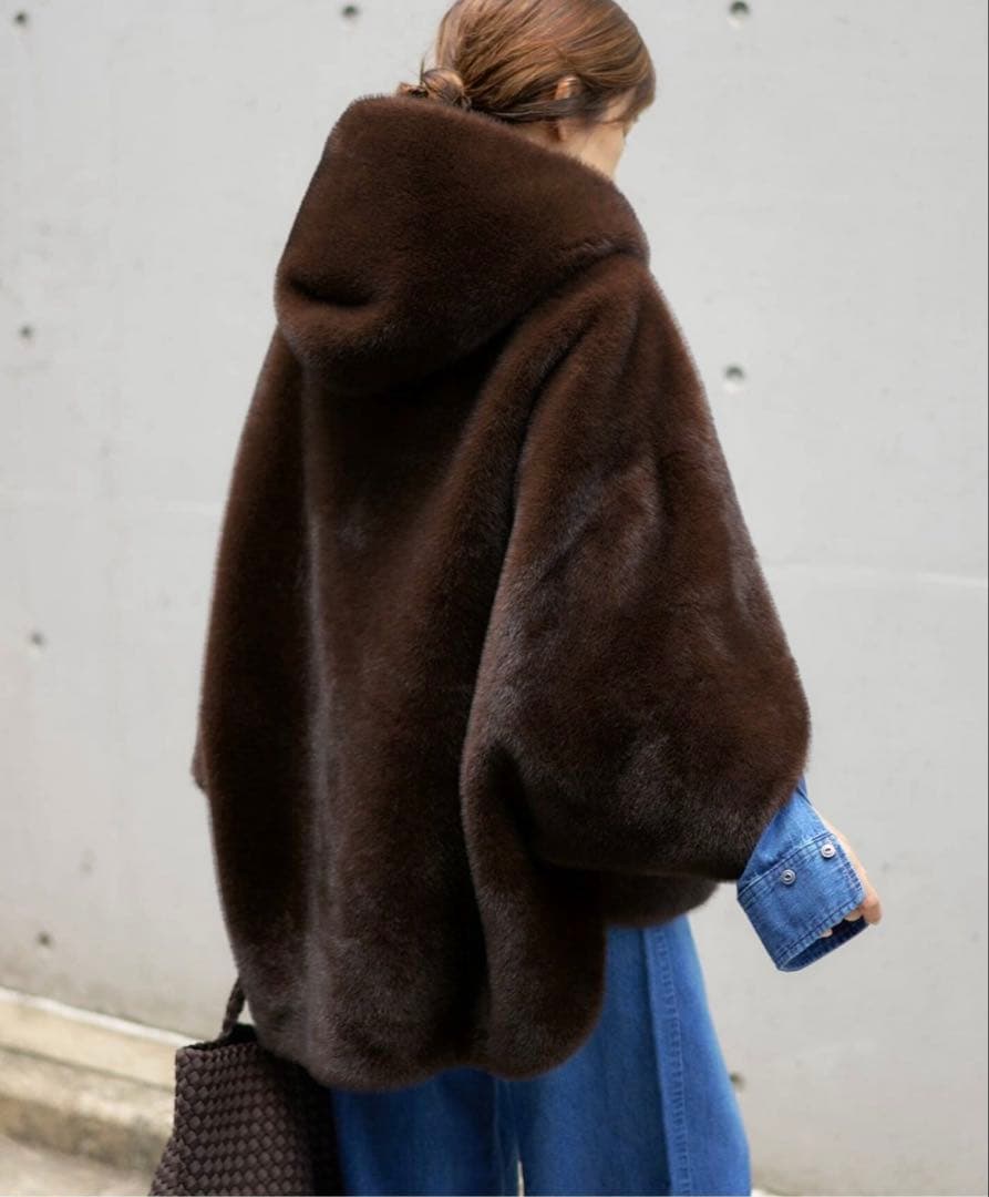 LOU ANDREA/ルーアンドレア ECO FUR BZ エコファーブルゾン