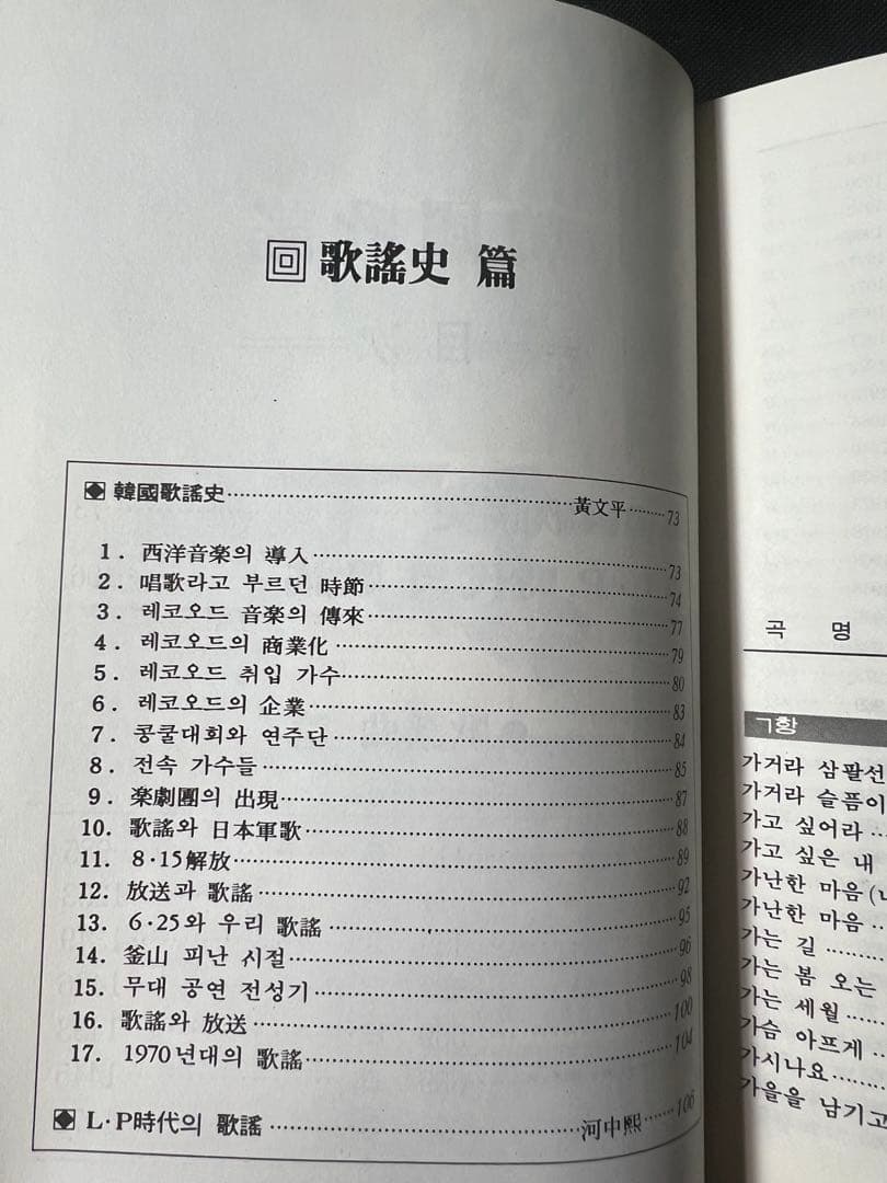 「韓国歌謡」改訂版 1986年 全曲楽譜付き 写真多数 入手困難品◆韓國歌謡