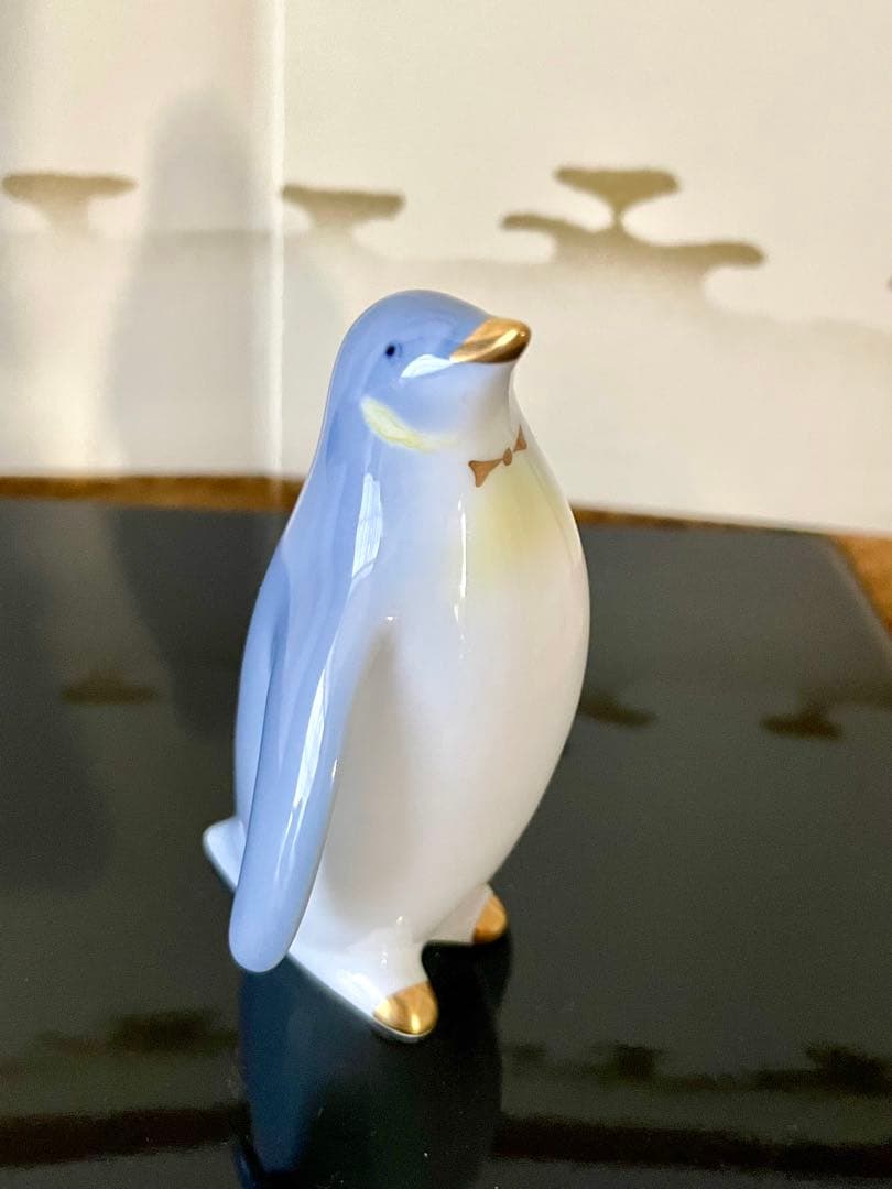 大倉陶園　ペンギン ペア　置物 希少 レア