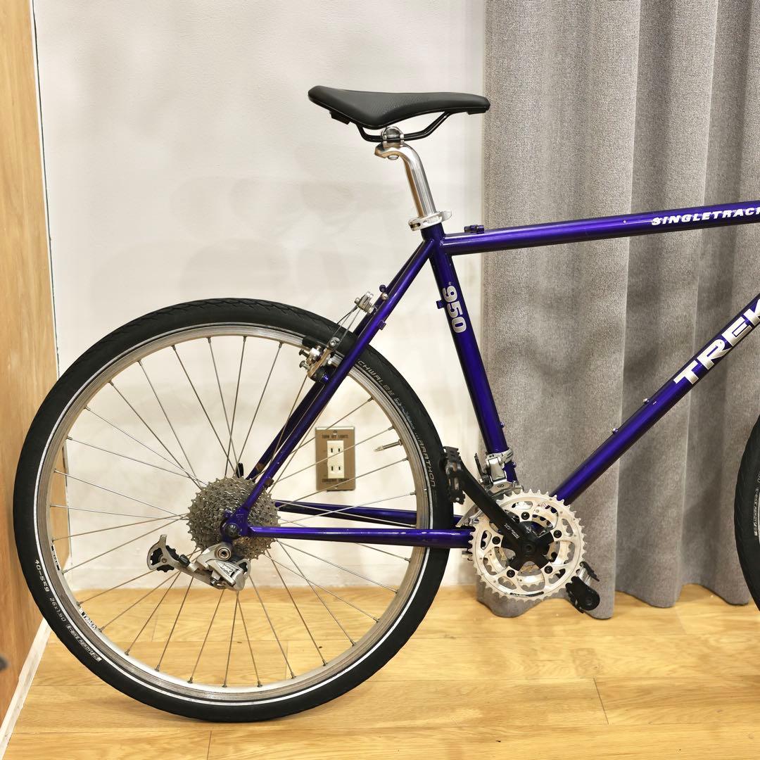 TREK SINGLETACK 950 old mtb フレーム ブルーラグ