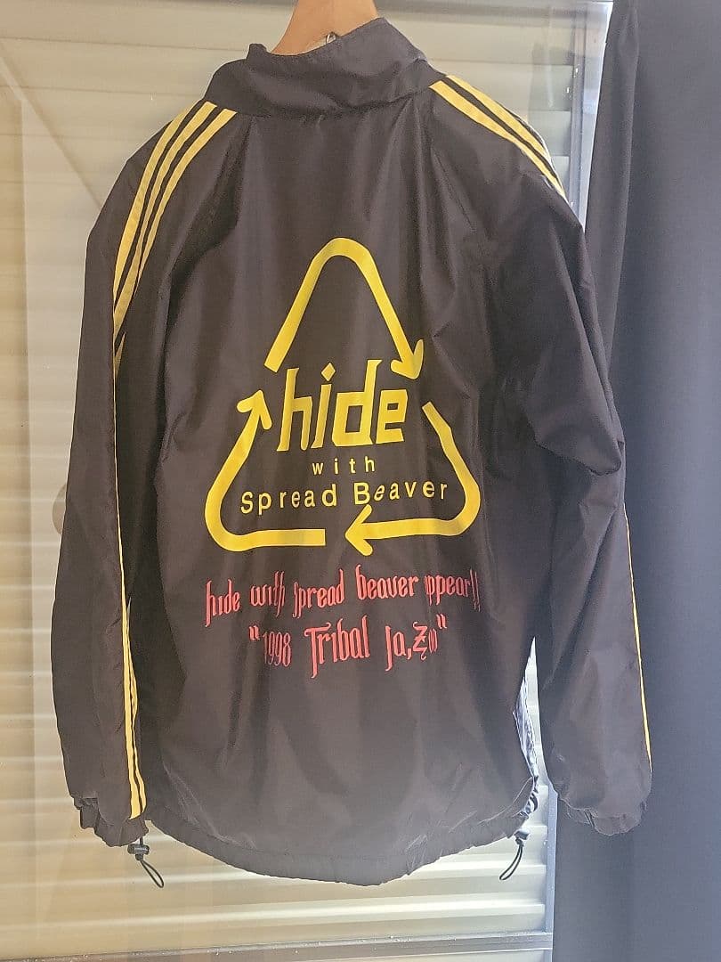 hide with spread beaver ジャンパー 黄色 L