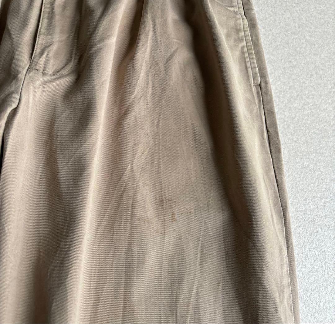 (古着)90〜00s polo ralph lauren ワイドチノ パンツ