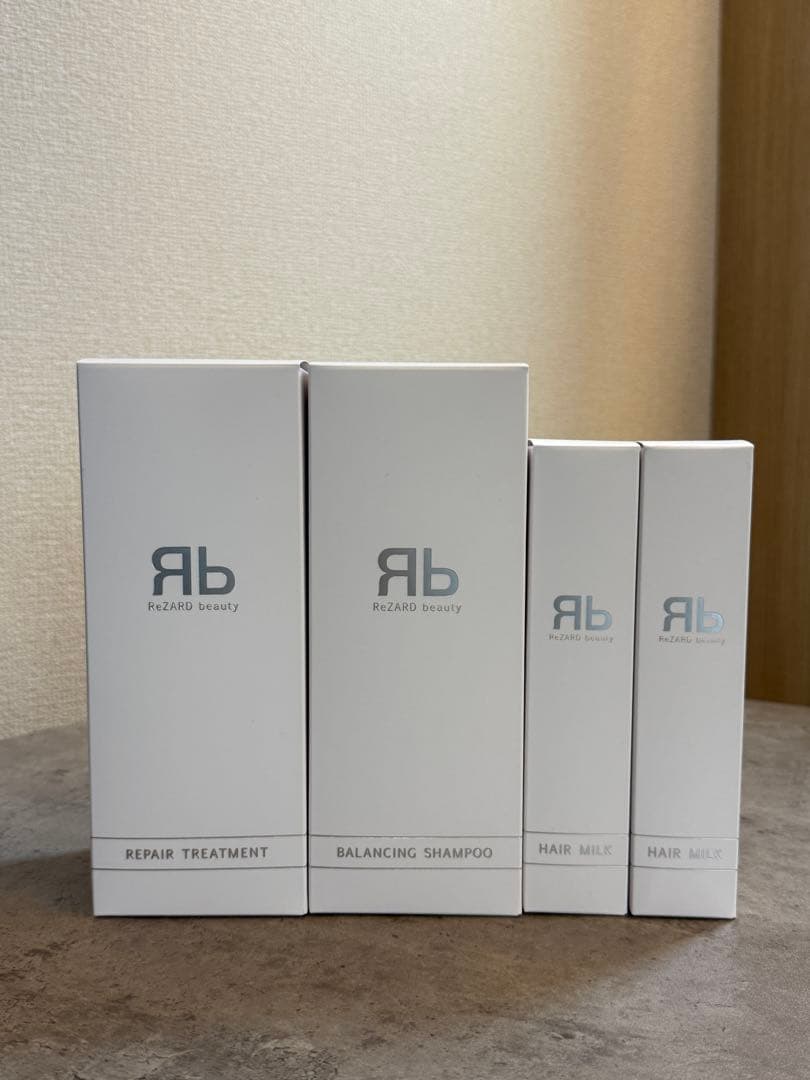 ReZARD beauty シャンプー・トリートメント・ヘアミルク×2 計4点