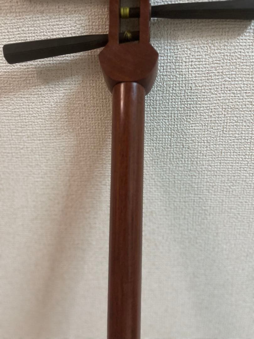 ✨【高級】三味線 中棹 紅木 丸打ち胴 ✨