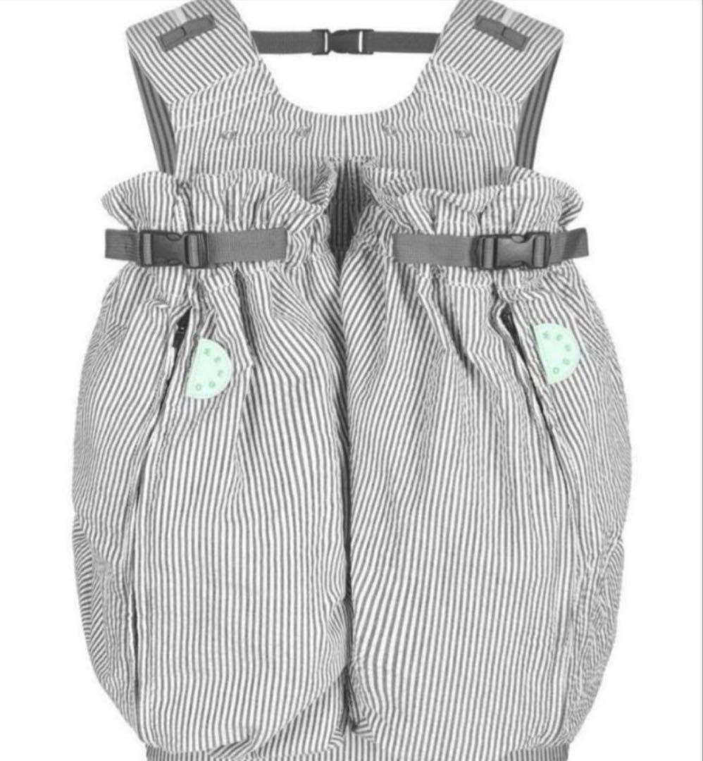 ウィーゴツイン 双子用抱っこ紐ソフトベビーキャリアシアサッカー生地