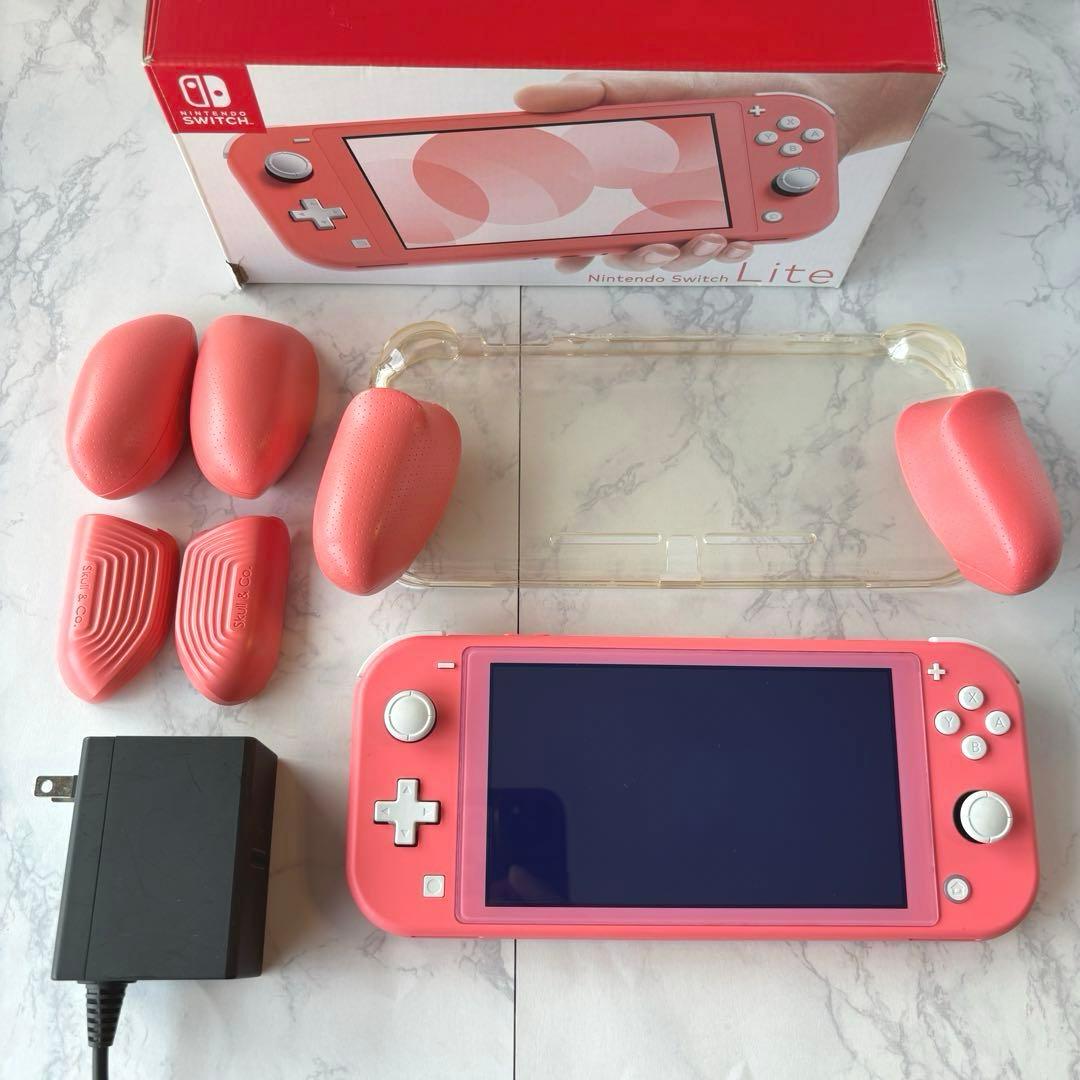 【本体美品】Nintendo Switch Lite ピンク 本体 おまけ付き