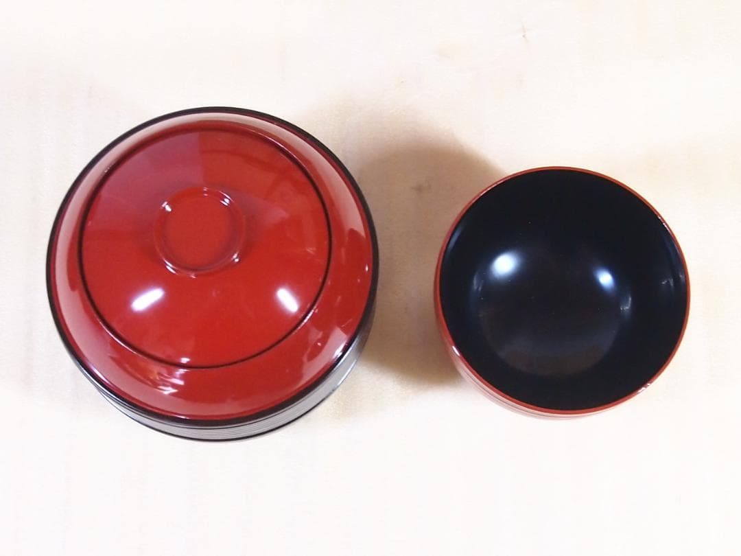 【未使用】信玄弁当 5客 夏目天平堂造 弁当箱 漆器/食器 行楽/行事/イベント