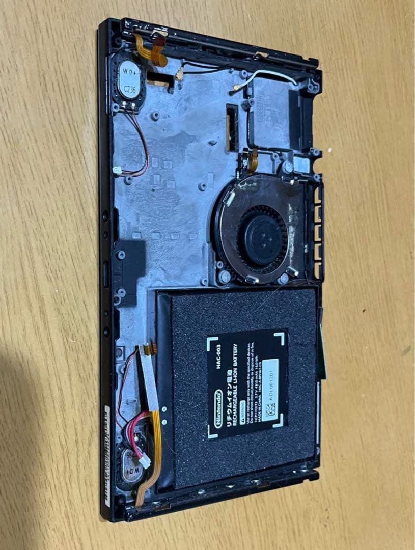 Nintendo Switch Lite グレー 黒 ジャンク品 液晶割れ