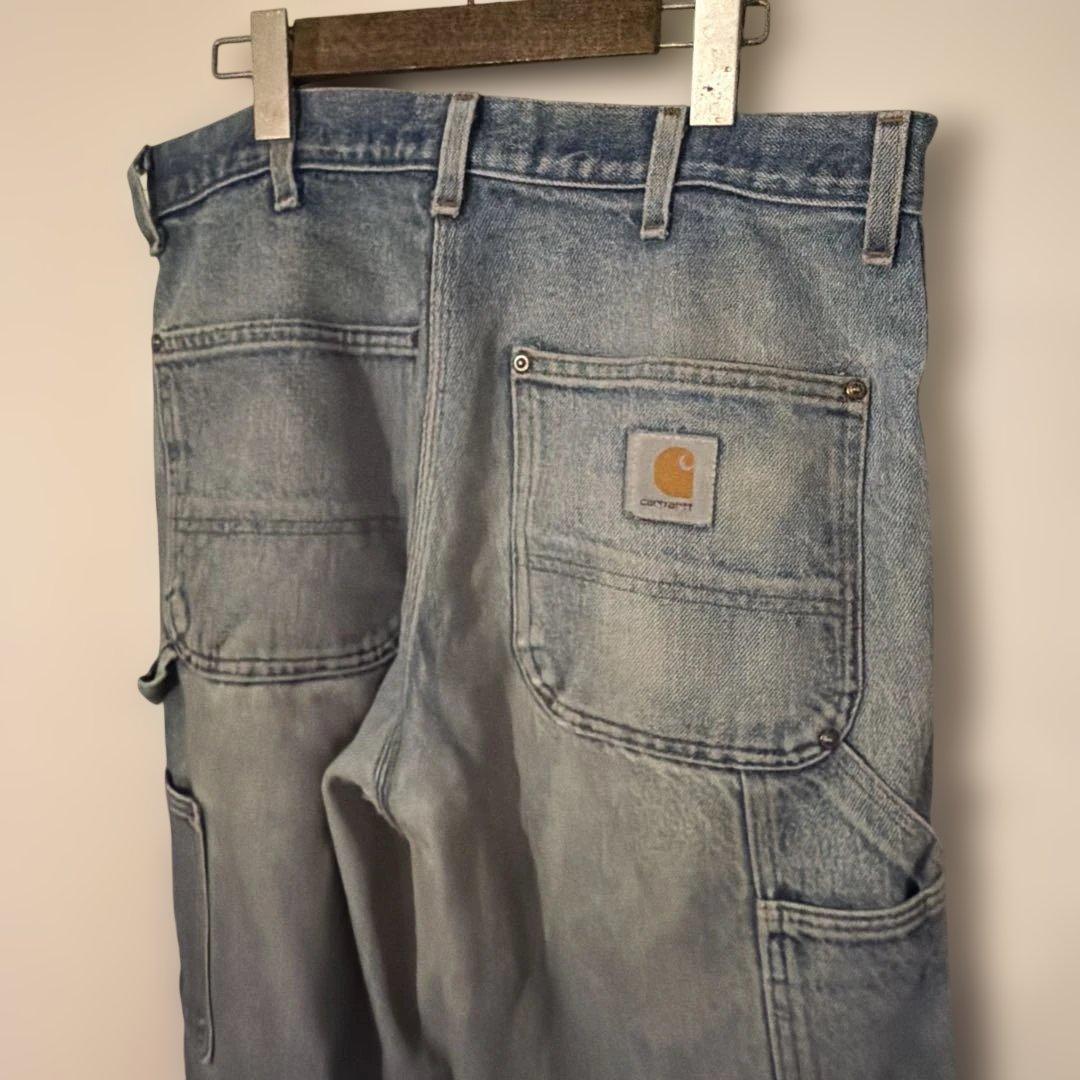 grunge 雰囲気系　carhartt ダブルニー デニムパンツ XL〜相当