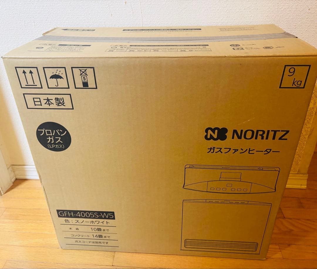 NORITZ ガスファンヒーター GFH-4005S-W5