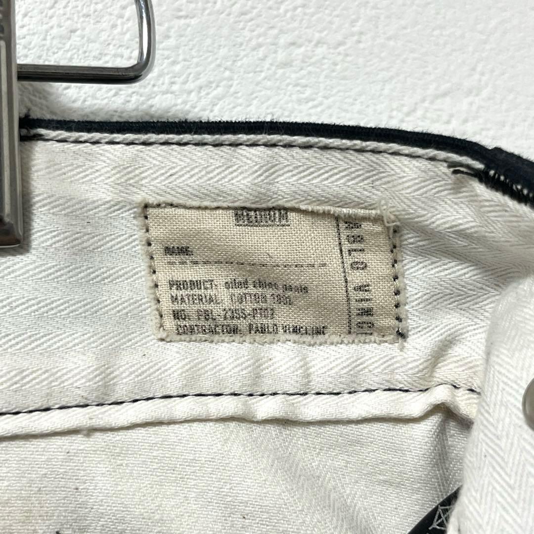 《PABLO VINCI》Oiled Chino Pants M Navy