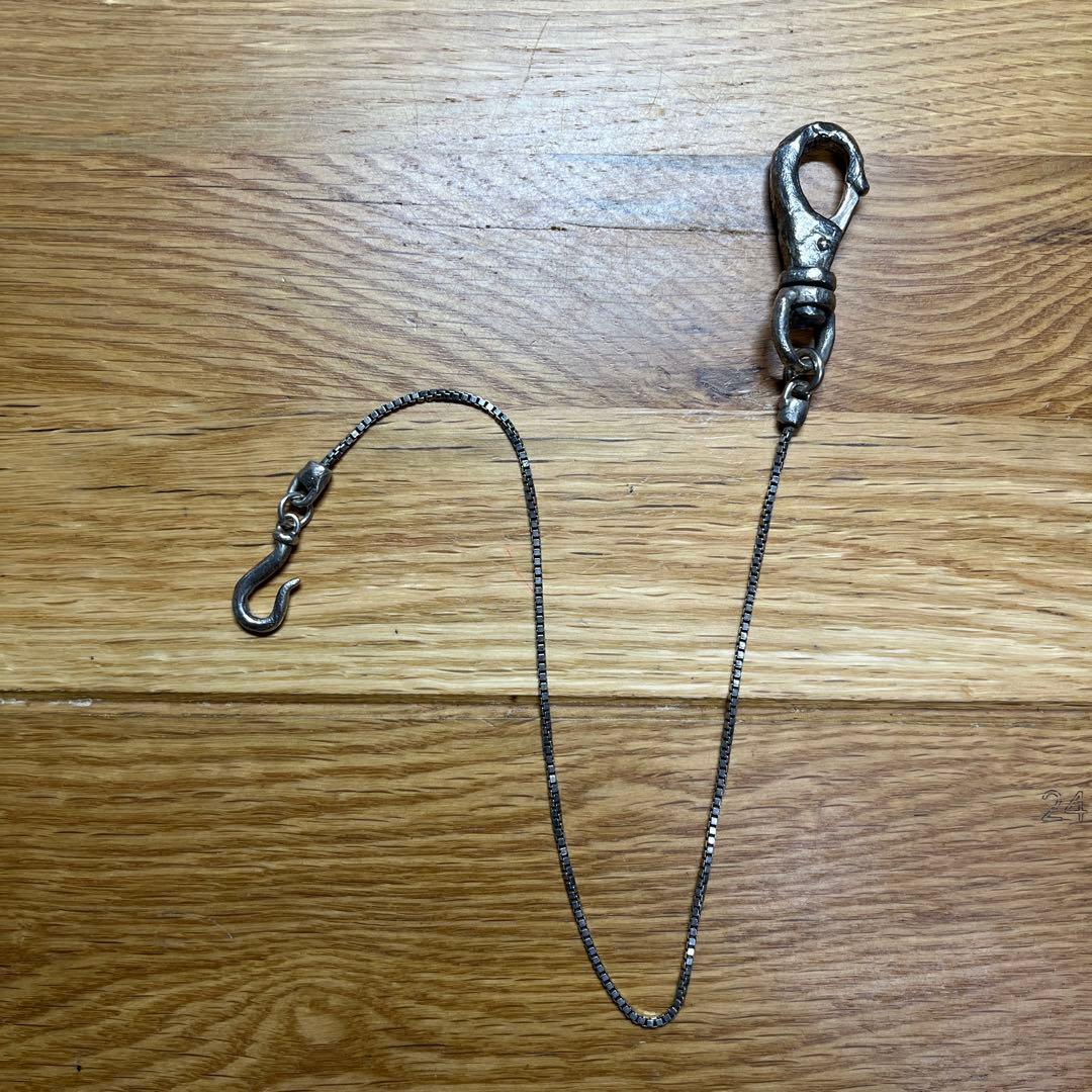 FACTOTUM シルバー926 ウォレットチェーン41cm ベネチアンチェーン