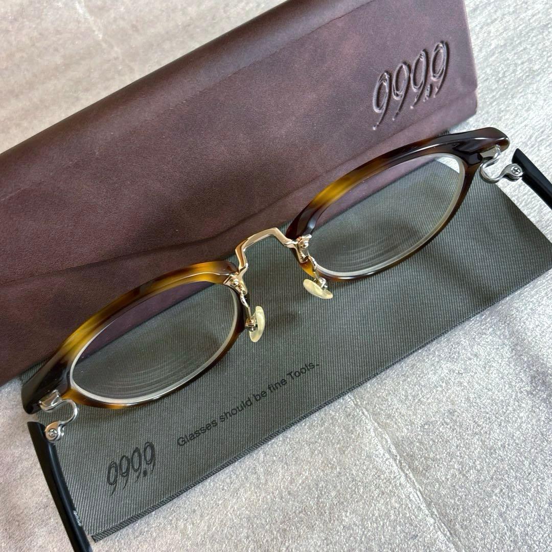 完売品 999.9 フォーナインズ M-62 デミ×ブラック 純正ケース 定番