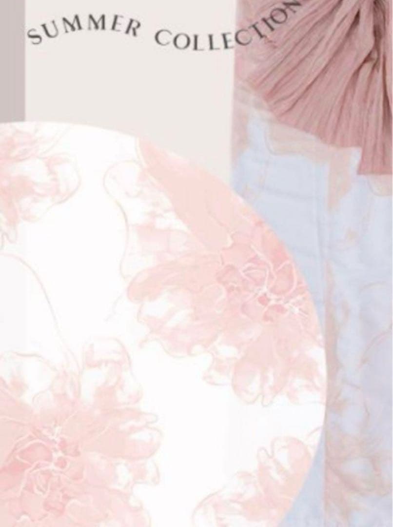 sugarニュアンスピンクフラワー浴衣