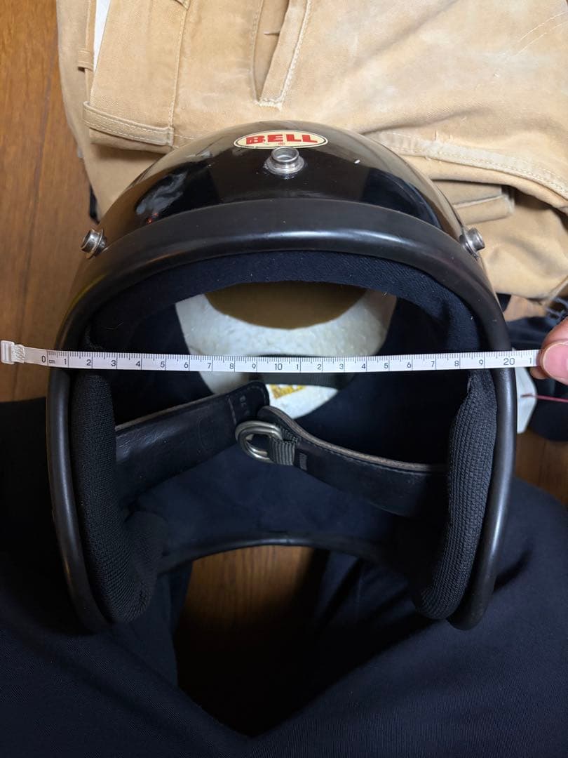 BELL R-T 黒 ジェットヘルメット Mサイズ　ヴィンテージ