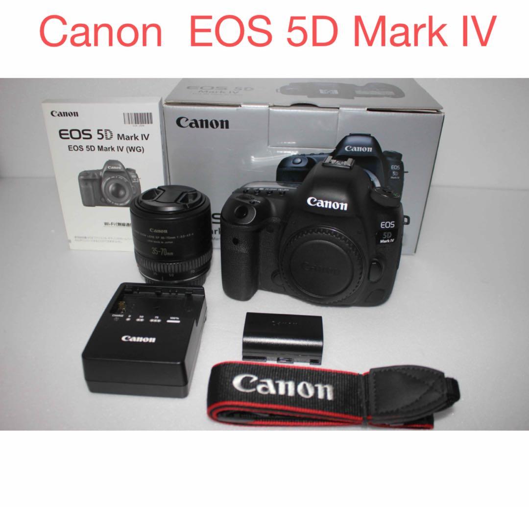 高画質/Wi-Fi/動画canon EOS 5D Mark IV標準レンズセット