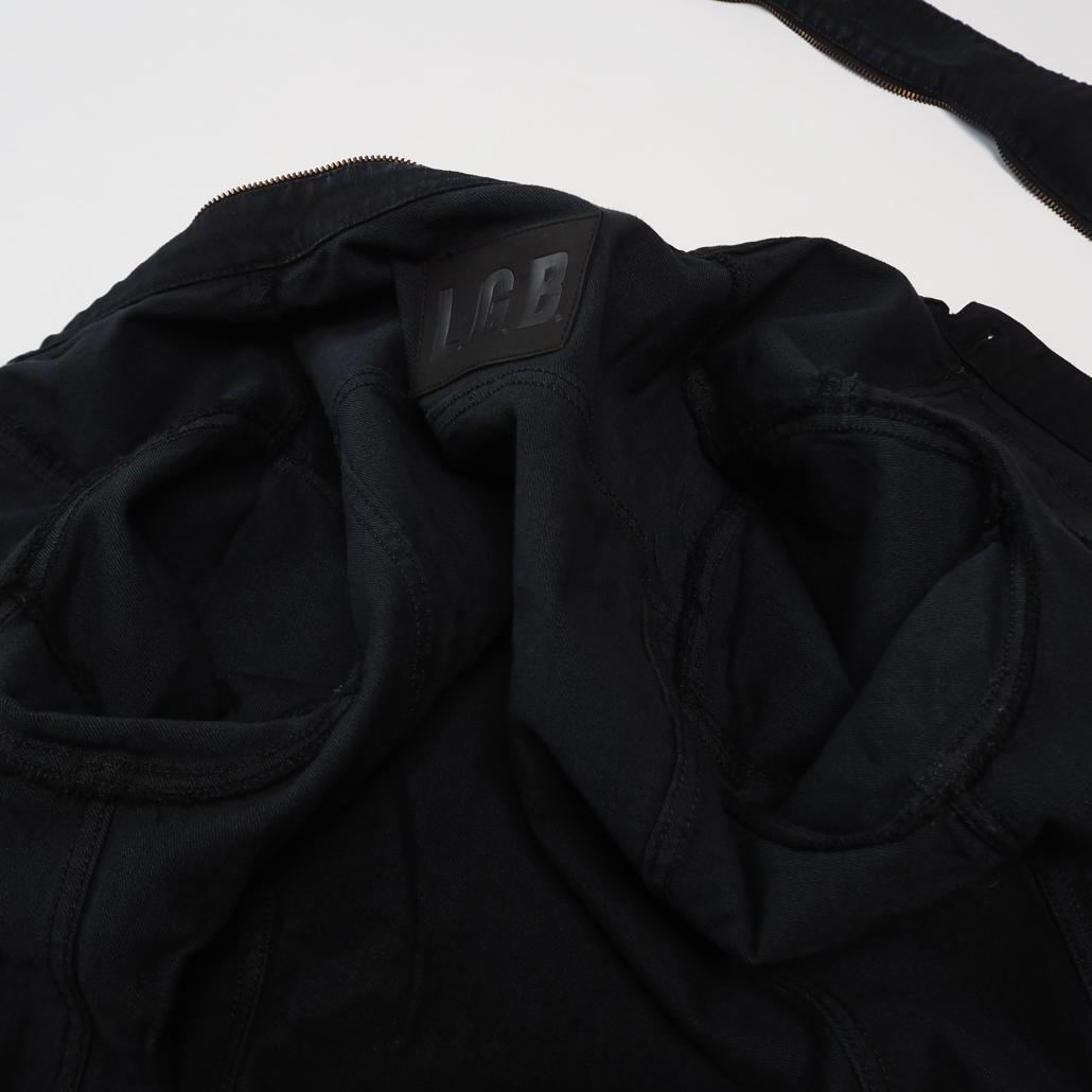 Hello Kimmy L.G.B. コーティングブラックデニムジャケット