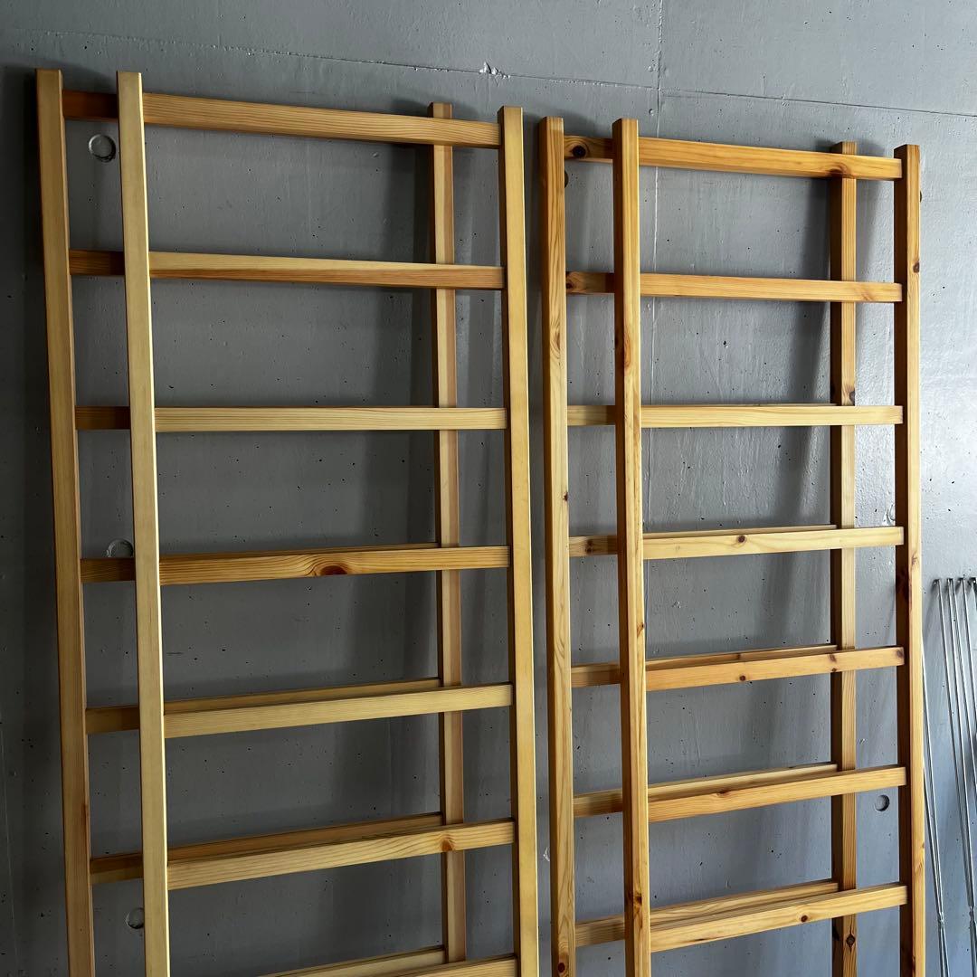 美品★無印 パイン材ユニットシェルフ・ワードローブ ２個セット