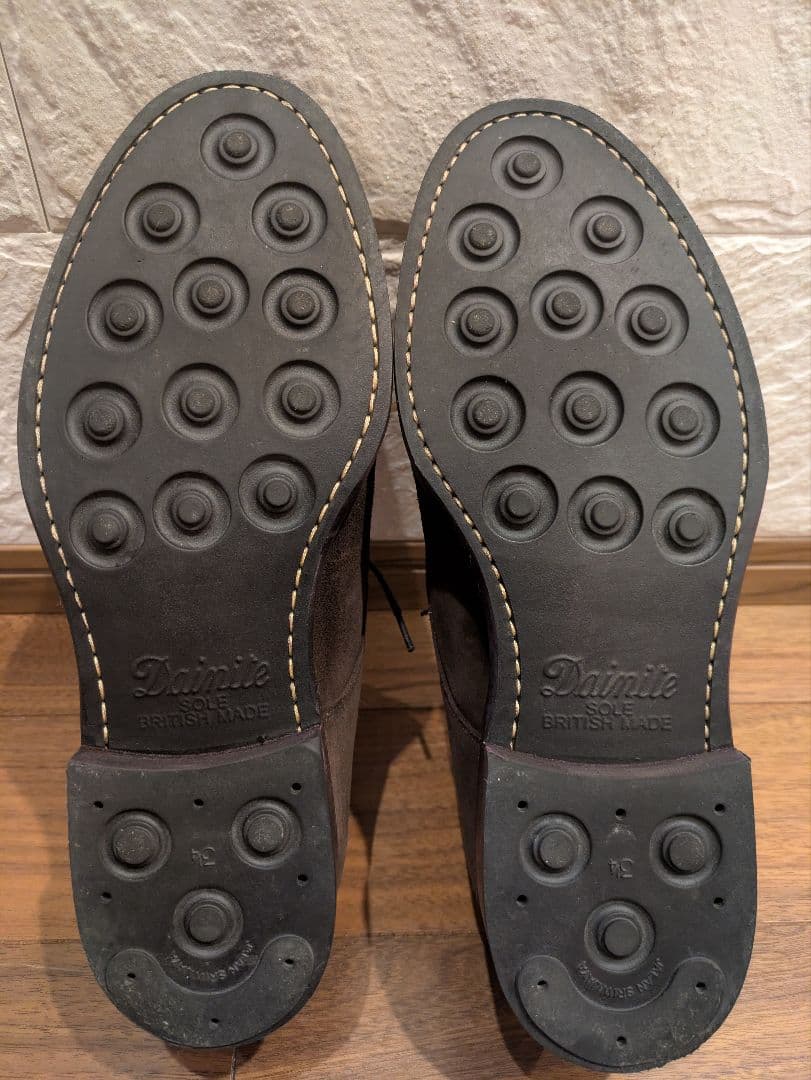 【本日限定セール】ジャランスリウァヤ スエード　Uチップ グリーンレーベル別注