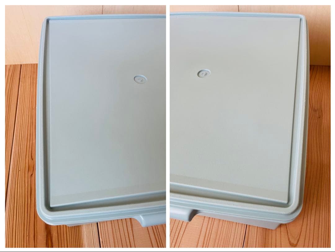 2個セット/送料込/タッパーウェア/スーパーケース/ディープスーパーケース/水色