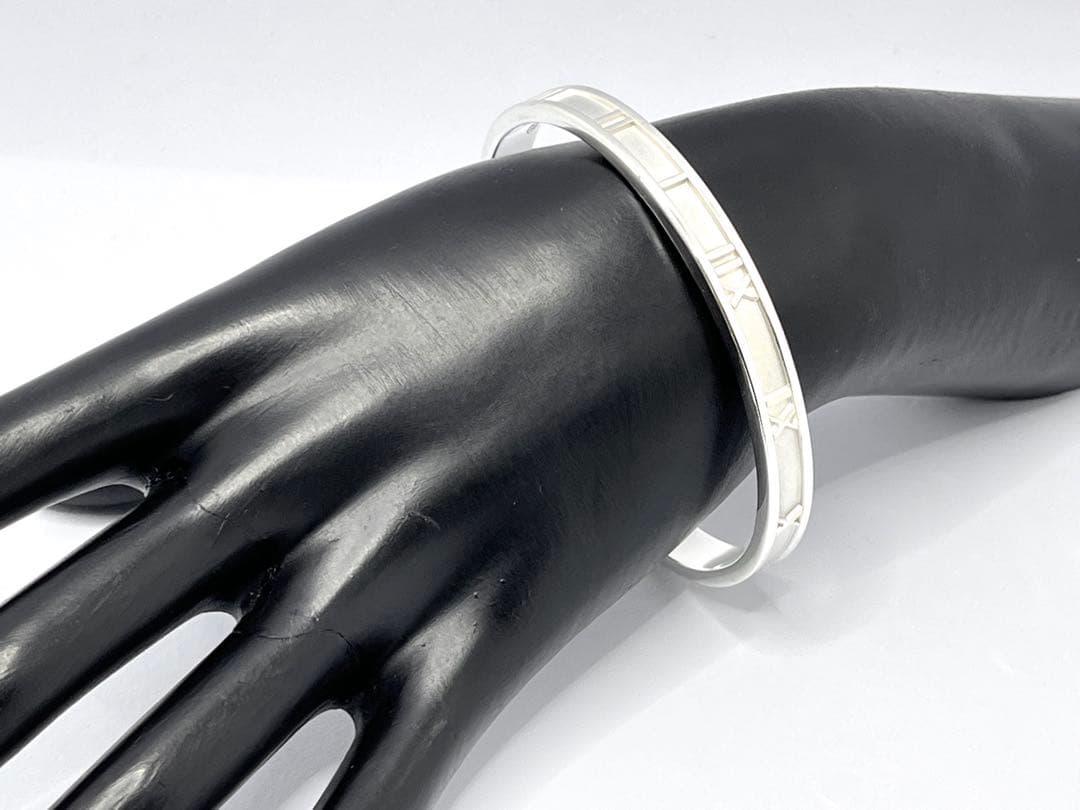 c714 超美品　オールドティファニー　1995 アトラス　ATLAS バングル