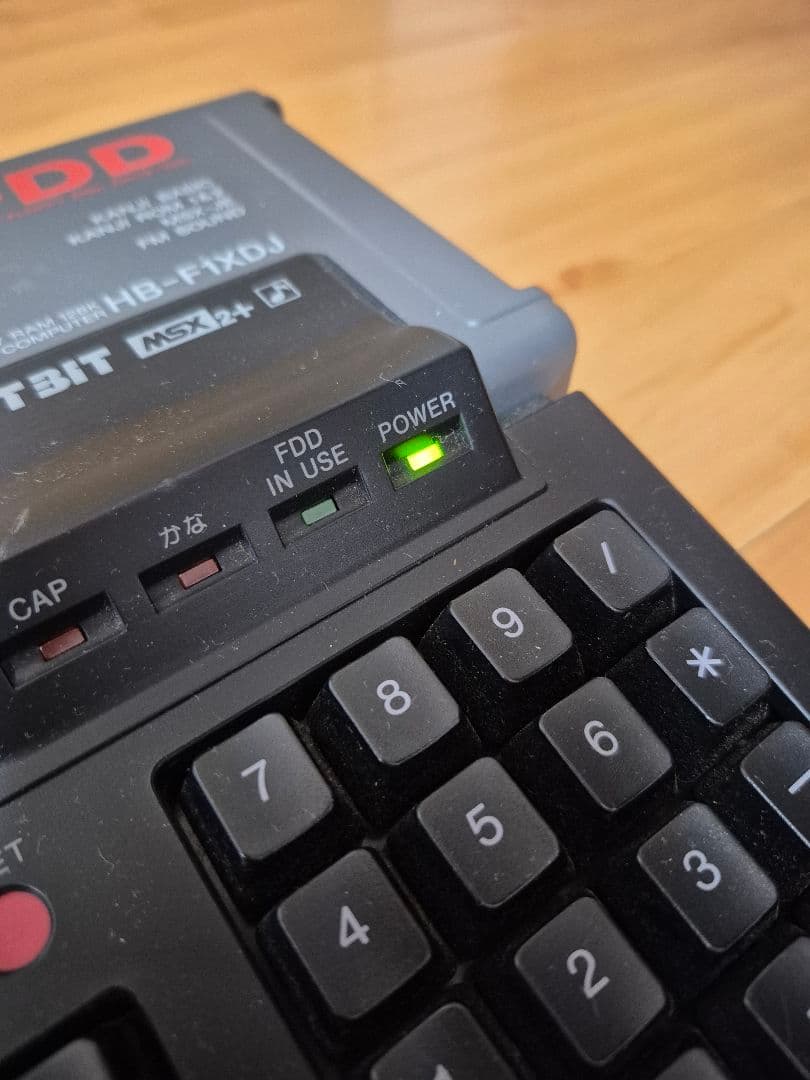 【ジャンク】ソニー MSX2+ HB-F1XDJ 本体　箱付き