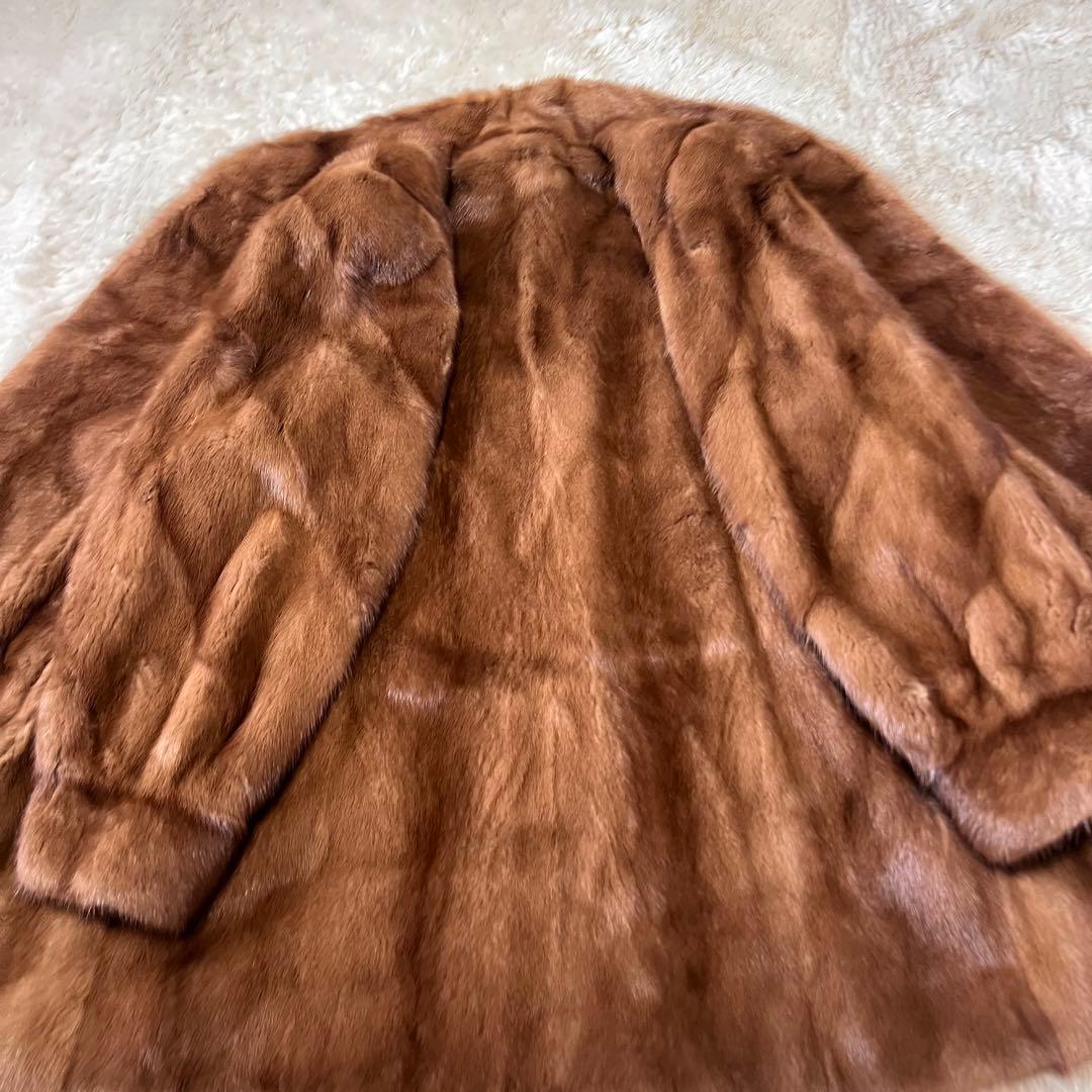 Belle Vison SAGA MINK ファーコート ミンク 毛皮 ブラウン