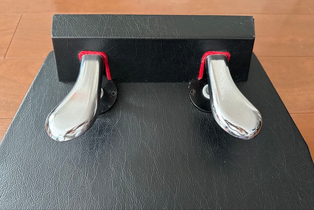 ムツミ ピアノ足台M-60 取説付き+吉澤 ピアノ補助ペダル用バッグ　セット