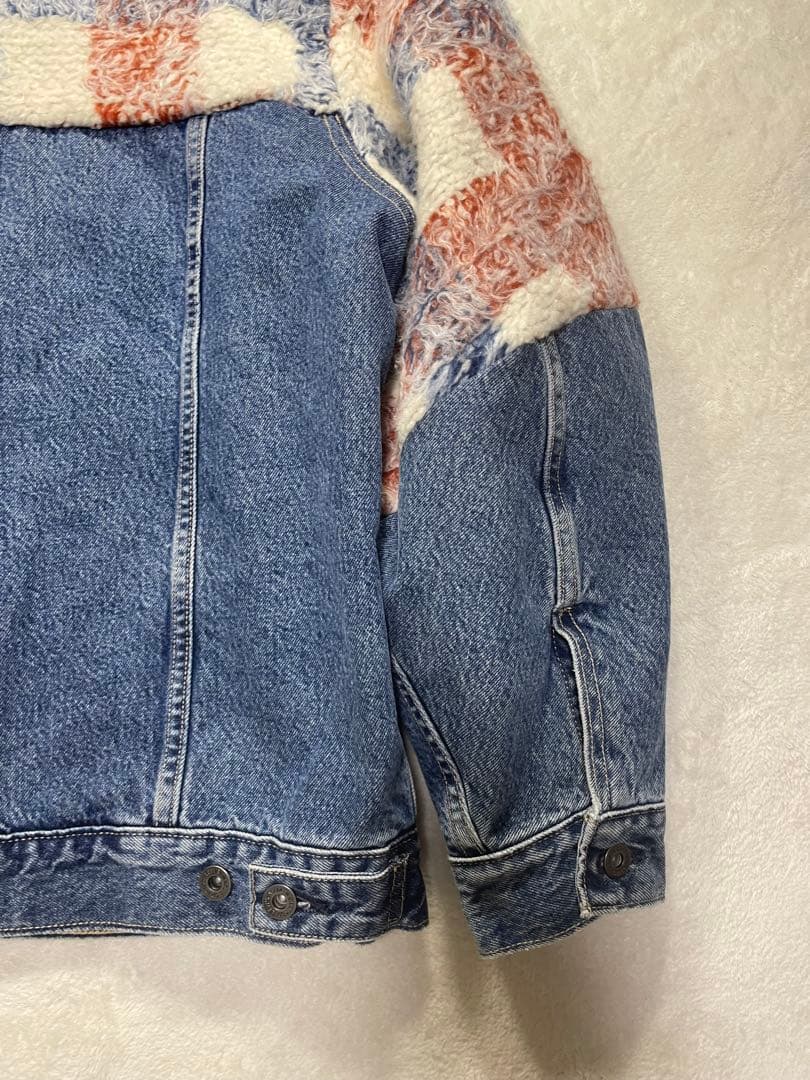 リーバイス　メイドアンドクラフテッド　デニム　ブルゾン　キルティング　Mサイズ