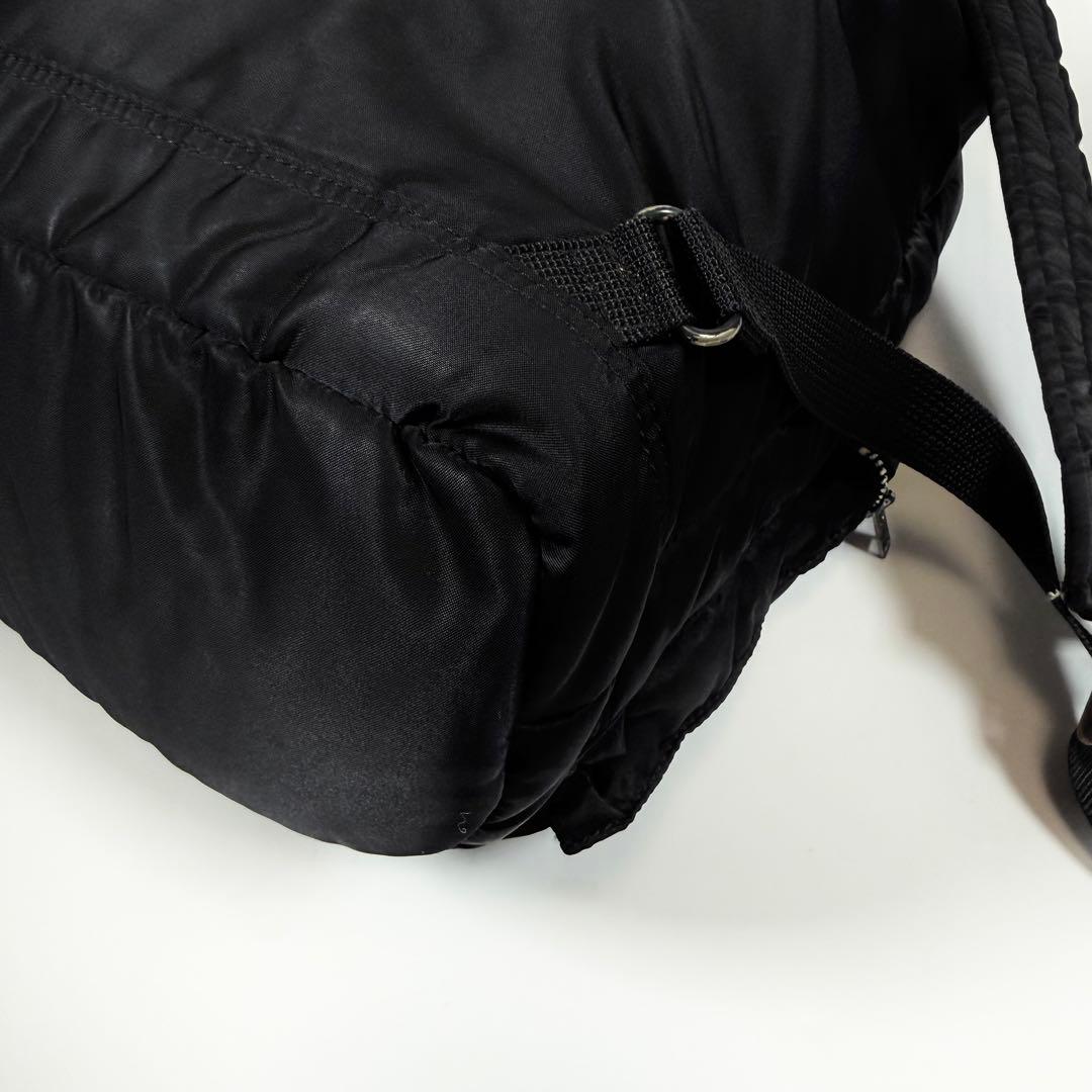 【美品】ポーター　リュック　バックパック　タンカー　ナイロン　巾着　ブラック