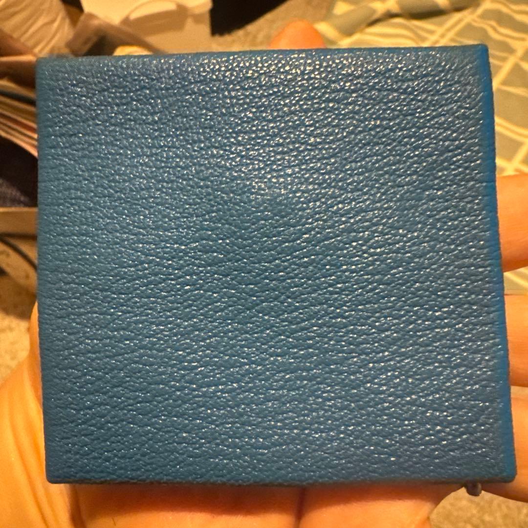 よっしーさん専用　HERMES 青いレザーケース