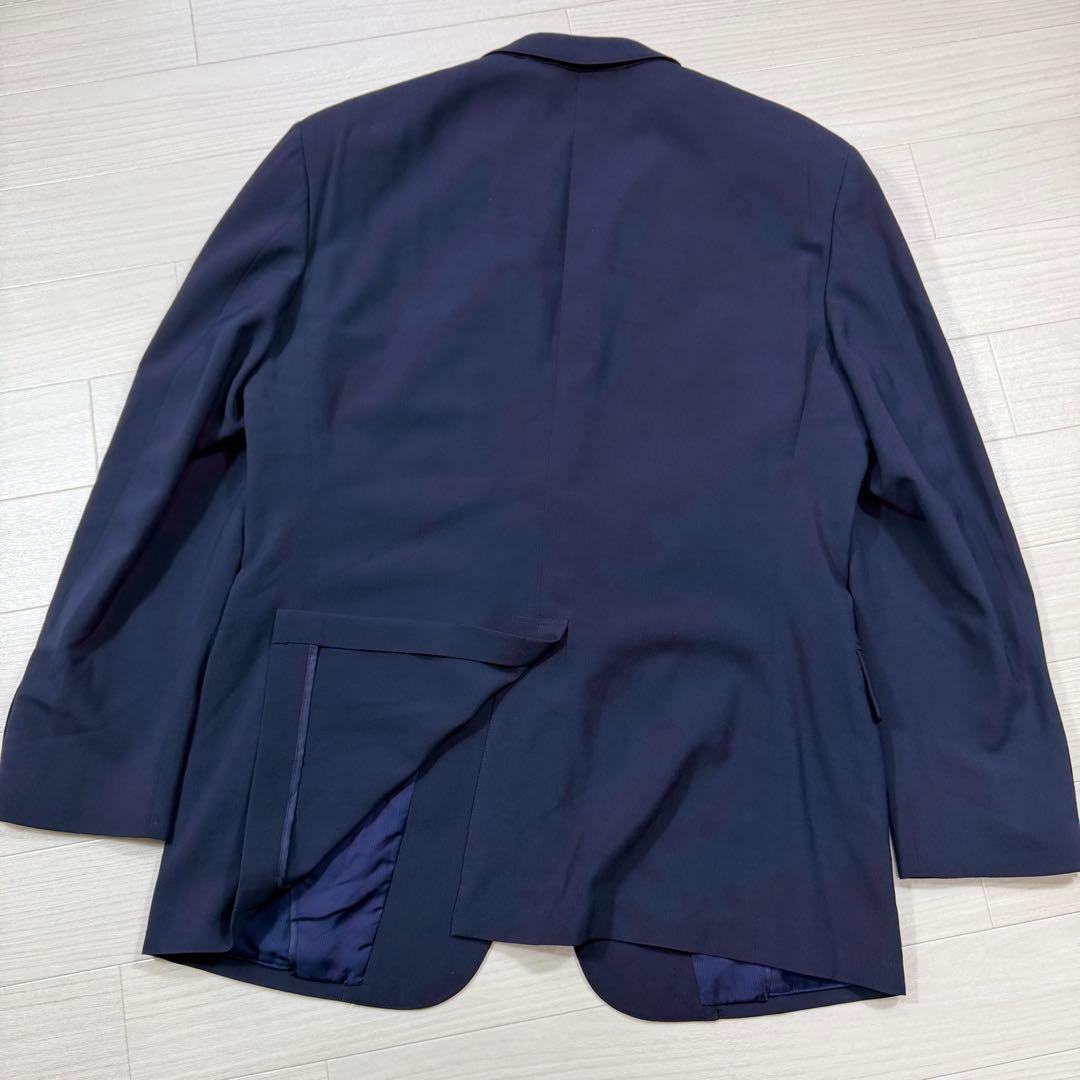 極美品 J.PRESS 紺ブレ 刻印銀ボタン 段返り ウール キュプラ M