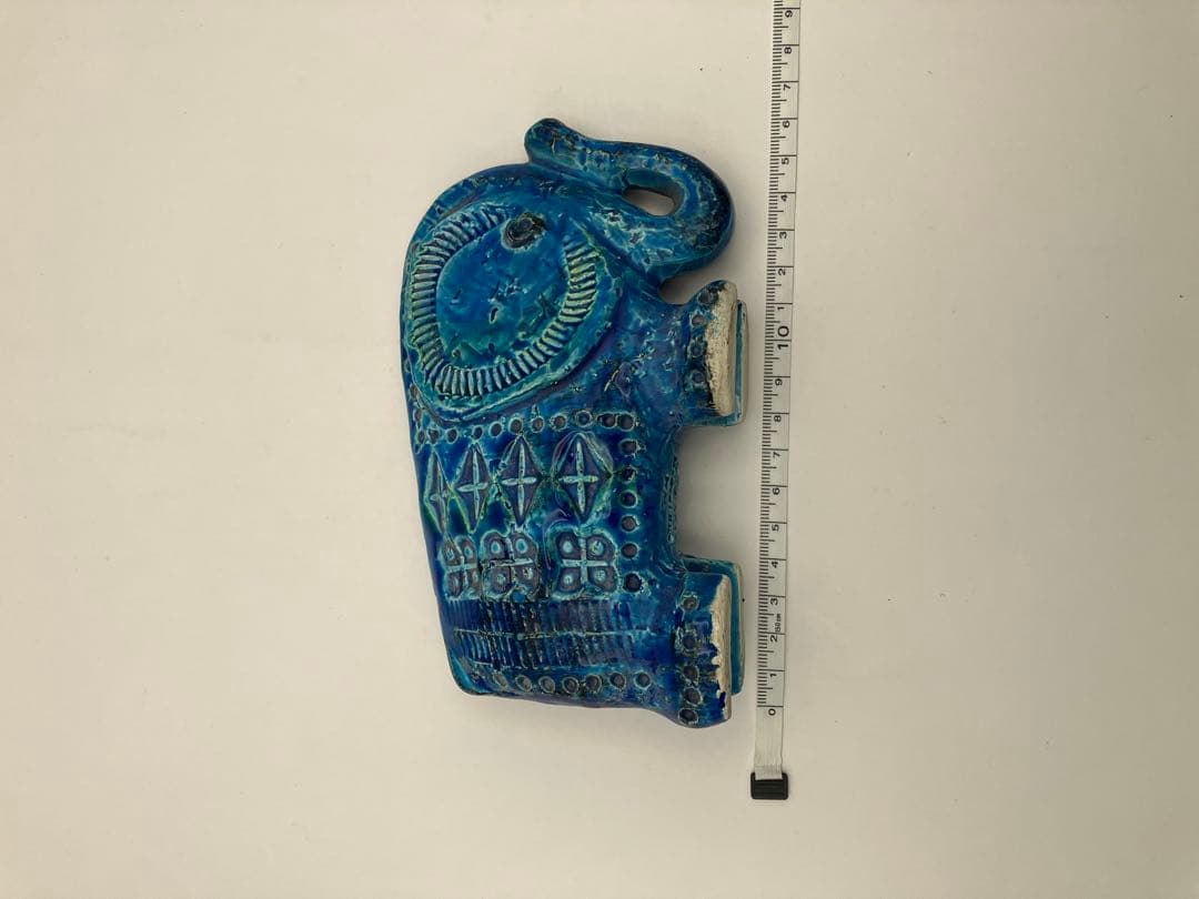 Bitossi Flavia　象のオブジェ　イタリア　ビトッシフラビア　Y