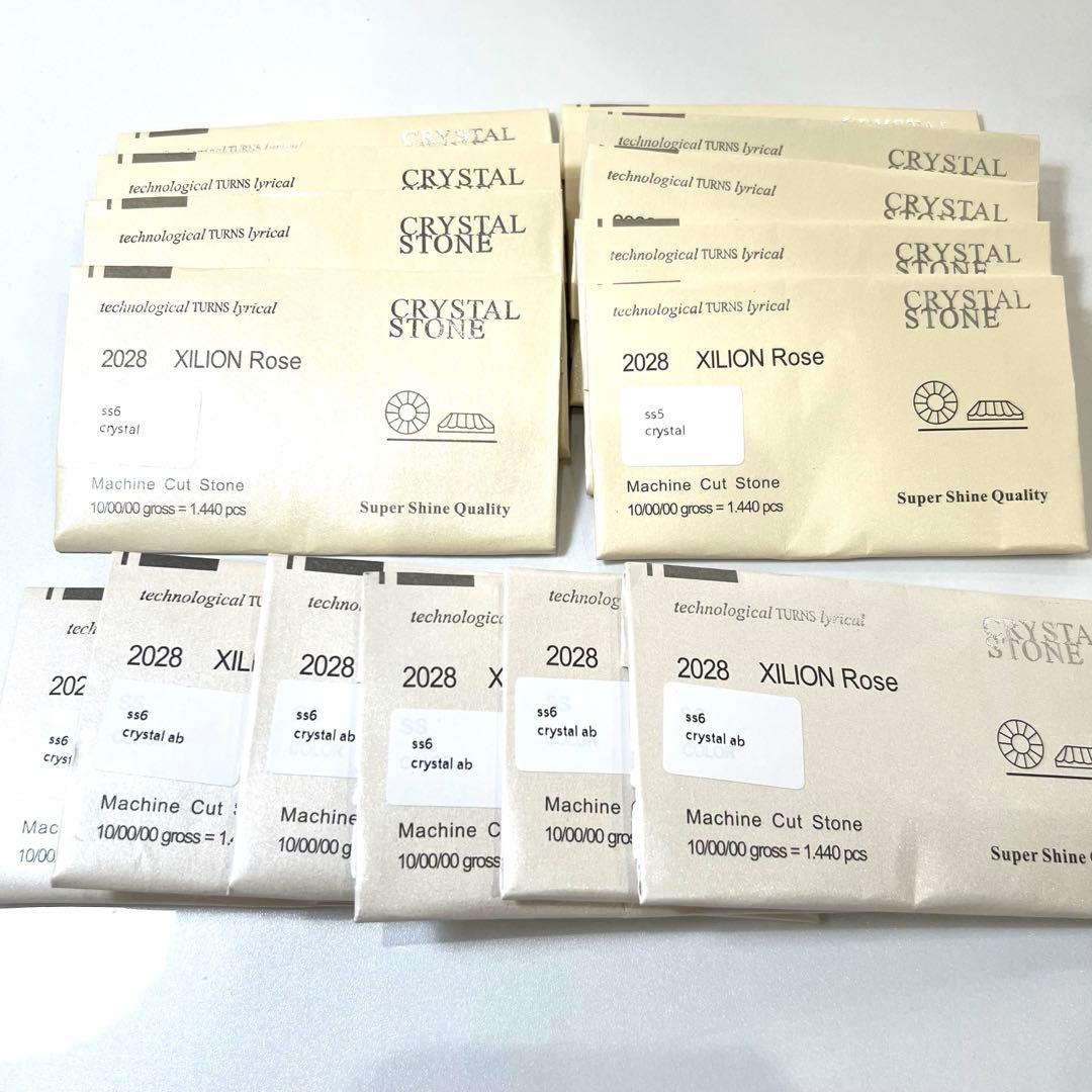 ◆④クリスタルストーン◆ クリスタル オーロラ 詰め合わせ15袋　グロス