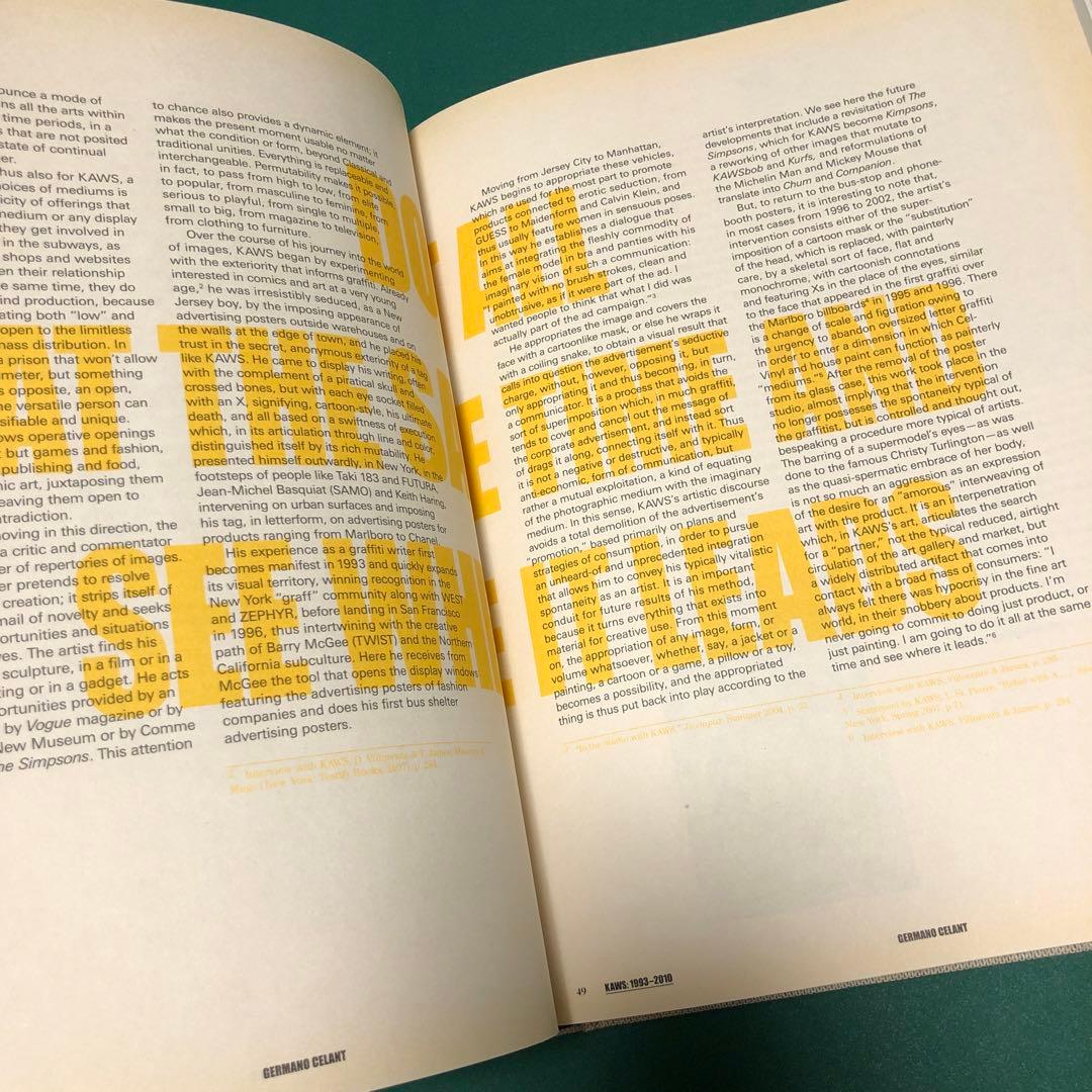 KAWS カウズ 作品集