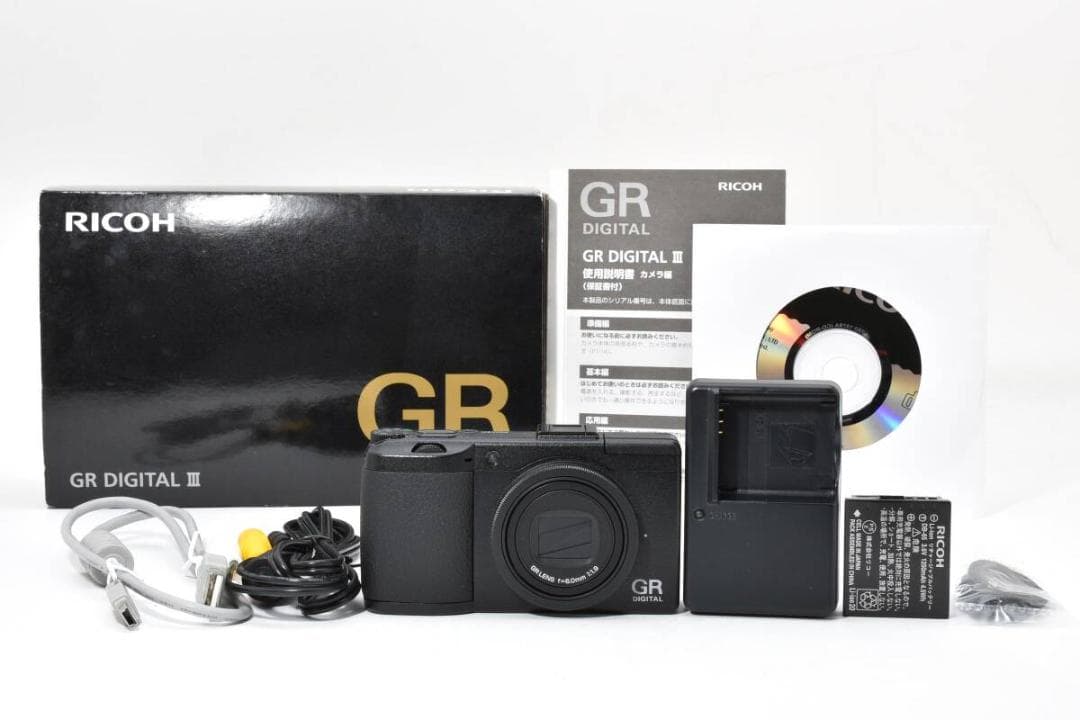 ■ 美品 ■ RICOH GR DIGITAL III 箱付き S数1370回