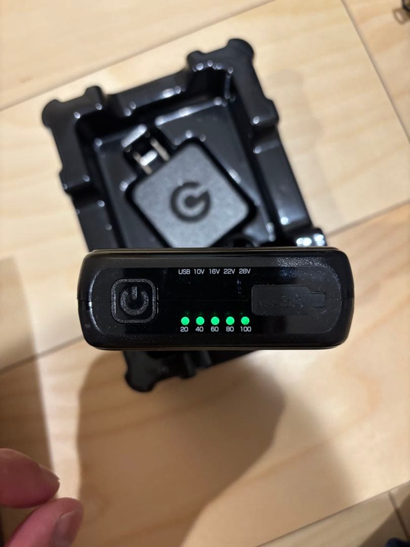 GB-POWER 高出力ファンセット 28V バッテリー付き