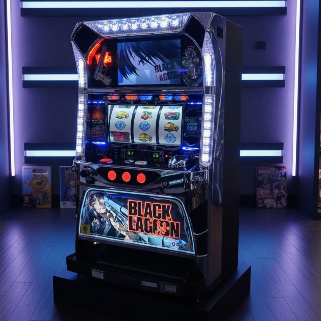 初代ブラックラグーン スロット実機 メダル不要機搭載