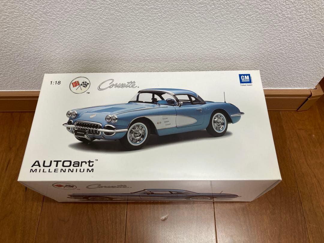 AUTOart Corvette C1 1:18 オープンカー ブルーメタリック